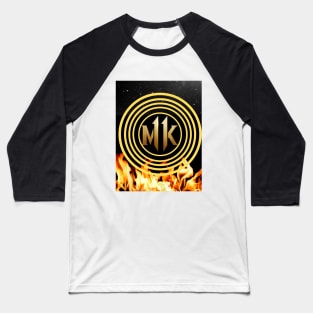Mortal Kombat Flame Baseball T-Shirt